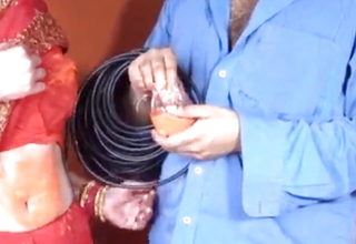 Indian desi woman lovin’ fun with husband's friend clear Hindi creme de la creme