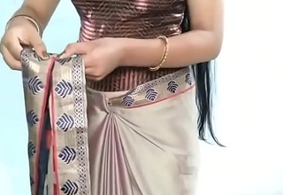 Indian sexy Bhabhi in saree Looking Sexy Hindi Audio