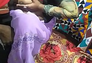 Desi Indian Bhabhi Thing embrace By Suitor in Bedroom Indian Outward Hindi Audio