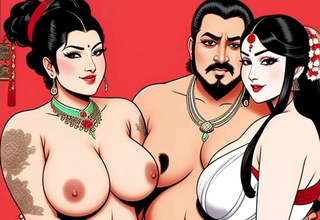 AI Generated Uncensored Images Of Indian Women in Japnese Manga