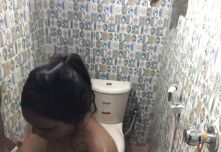 While taking a bath in the bathroom, Bhabhi and Devar had sex together