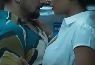 Sexy indian airhostess drilled by passanger