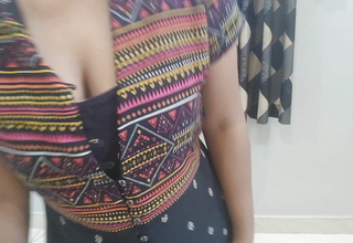 Blinking on indian song sucking my big boobs and close-fisted ass and pussy