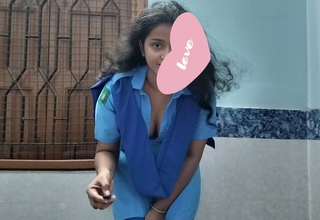 18+ School Girl Shraddha First time ANAL Sex and Loud Moaning