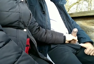 Indian step Sister Neha hither fellow-creature in public in Hindi audio