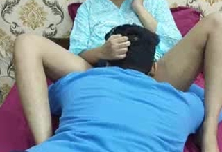 Desi Erotic Bhabhi drilled soon talking with husband, Hindi audio