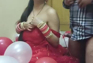 First Night be advisable for a Newly Married Desi Beautiful Hawt Wife Fucked by Husband in Hindi