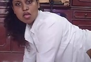 Naughty But Horny Indian Gender Herself With respect to A Big Dildo