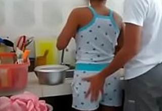 Indian Brother Sister fucking yon Kitchen
