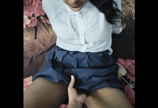 Innocent School Girl can't live without ANAL Sex