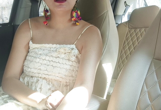 Cute Indian girl sex around het ex-boyfriend fucking harder in all directions car sex smell her panty suck her boobs in all directions hindi