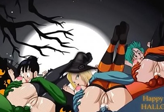Hideousness dancing party z girls bulma chichi with the addition of android 18 anal